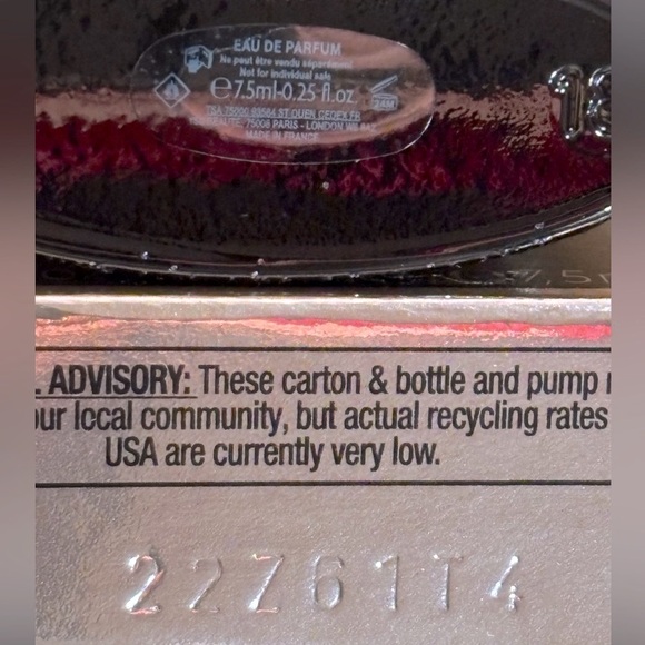 Yves Saint Laurent Mini Black Opium EDP - Picture 3 of 3